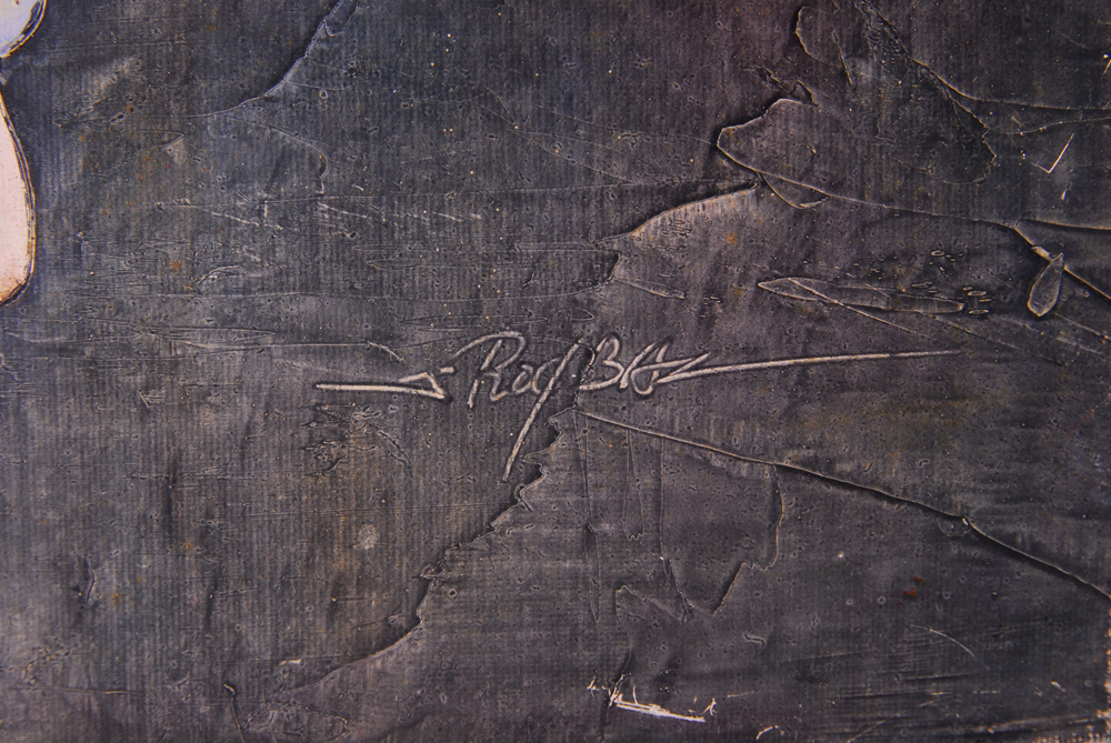 Pair of J. Roybal Oil on Canvas Paintings