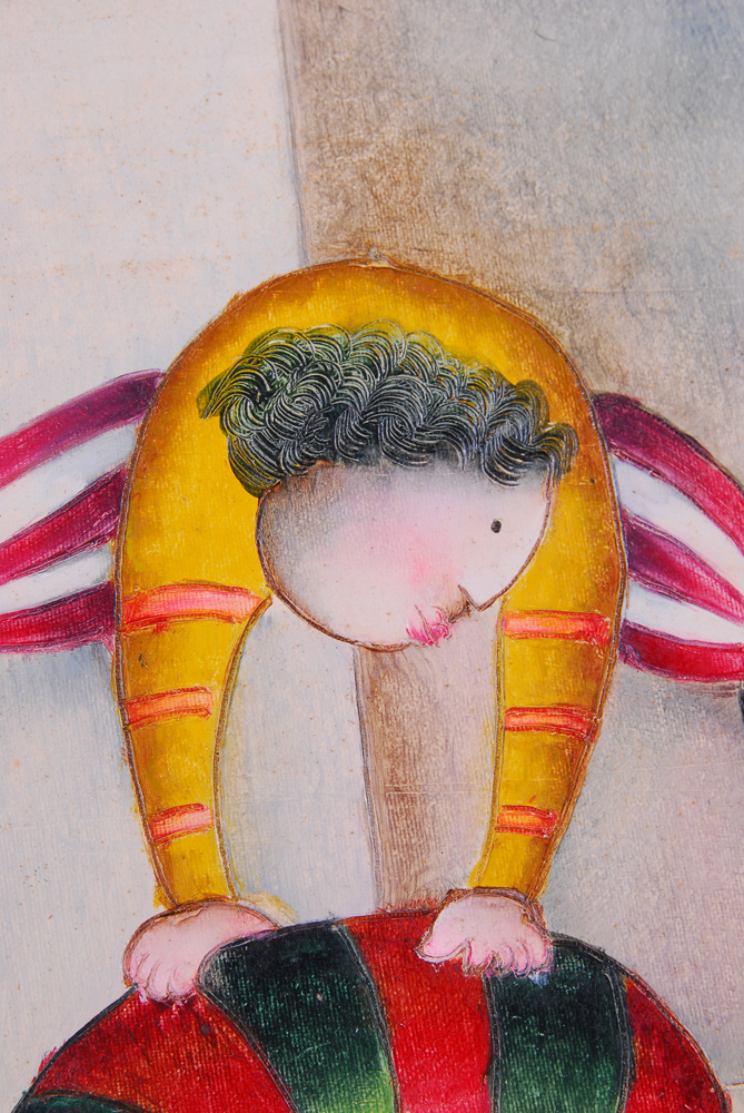 Pair of J. Roybal Oil on Canvas Paintings