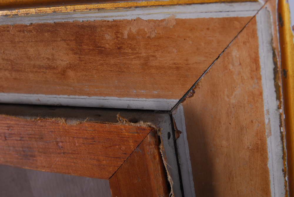 Martine Reo "Laundry on the Bank Near Bridge" Oil on Canvas Painting