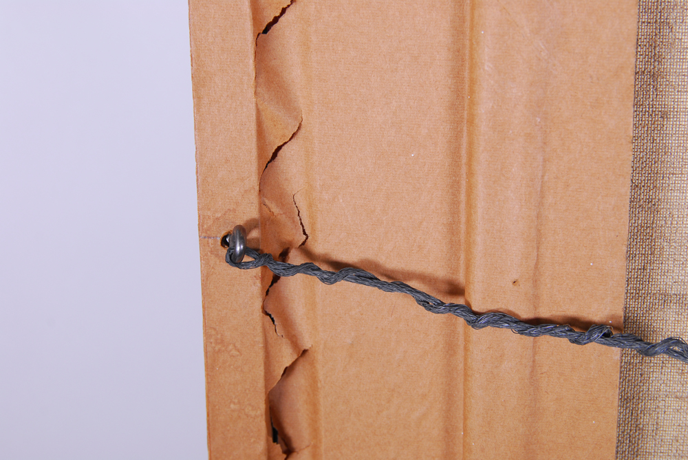 Georges Ebrin Adingra Abstract Oil on Canvas Painting