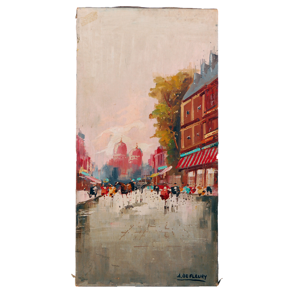 A. De Fleury Oil Painting