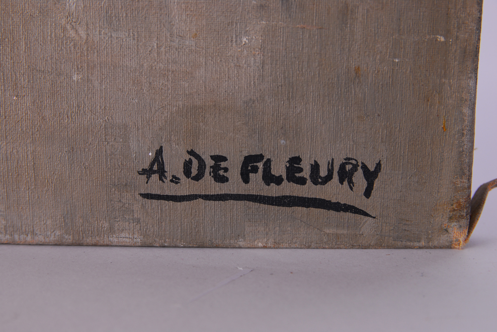 A. De Fleury Oil Painting
