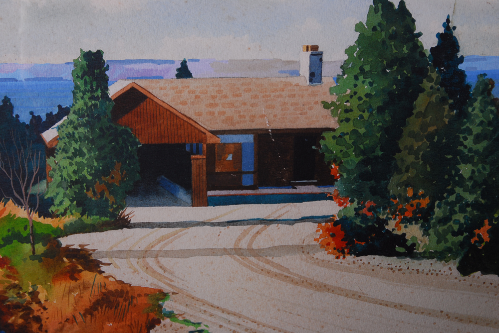 Leland Shank McClelland Watercolor Painting