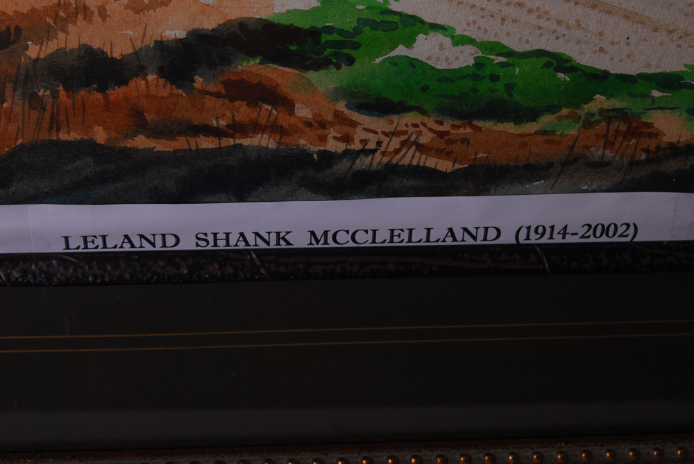 Leland Shank McClelland Watercolor Painting