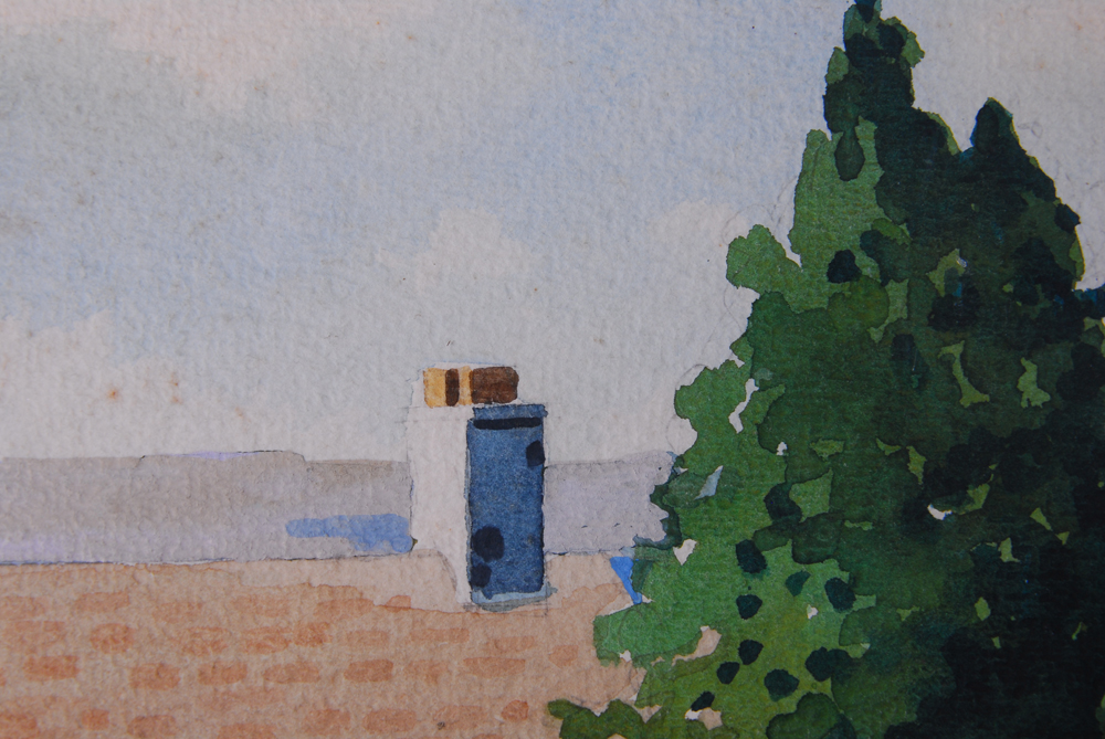 Leland Shank McClelland Watercolor Painting