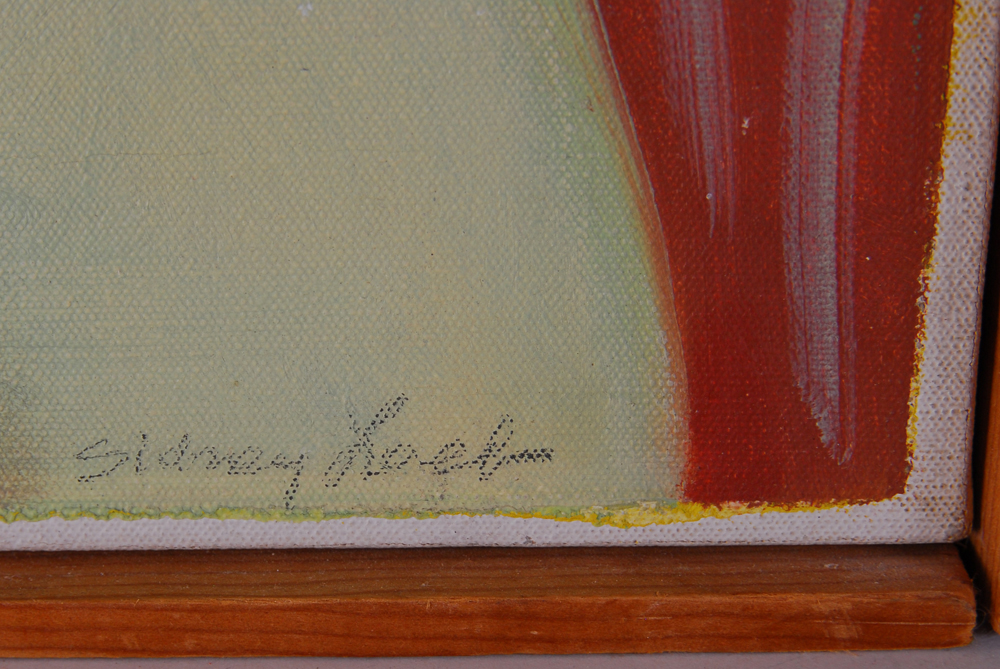 Sidney Loeb "Chicago Woman Nazi" Oil on Linen Painting