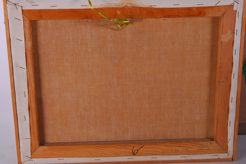 Sidney Loeb "Chicago Woman Nazi" Oil on Linen Painting