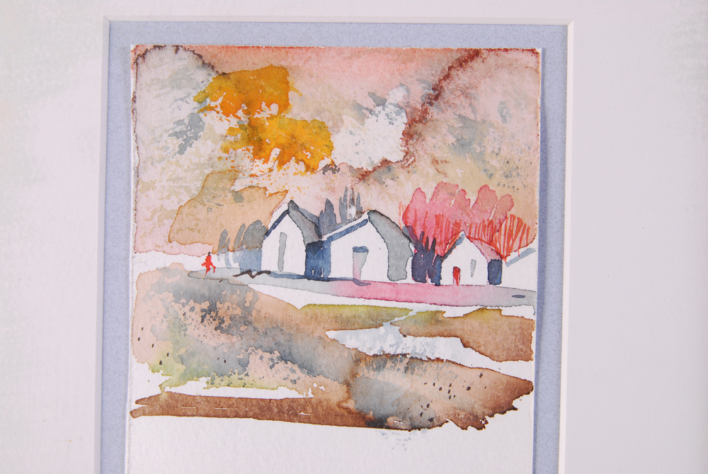 Edward Rigg Watercolor Panel