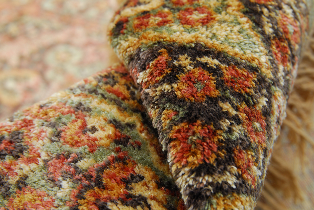 Bakhtiari-Style Wool Area Rug