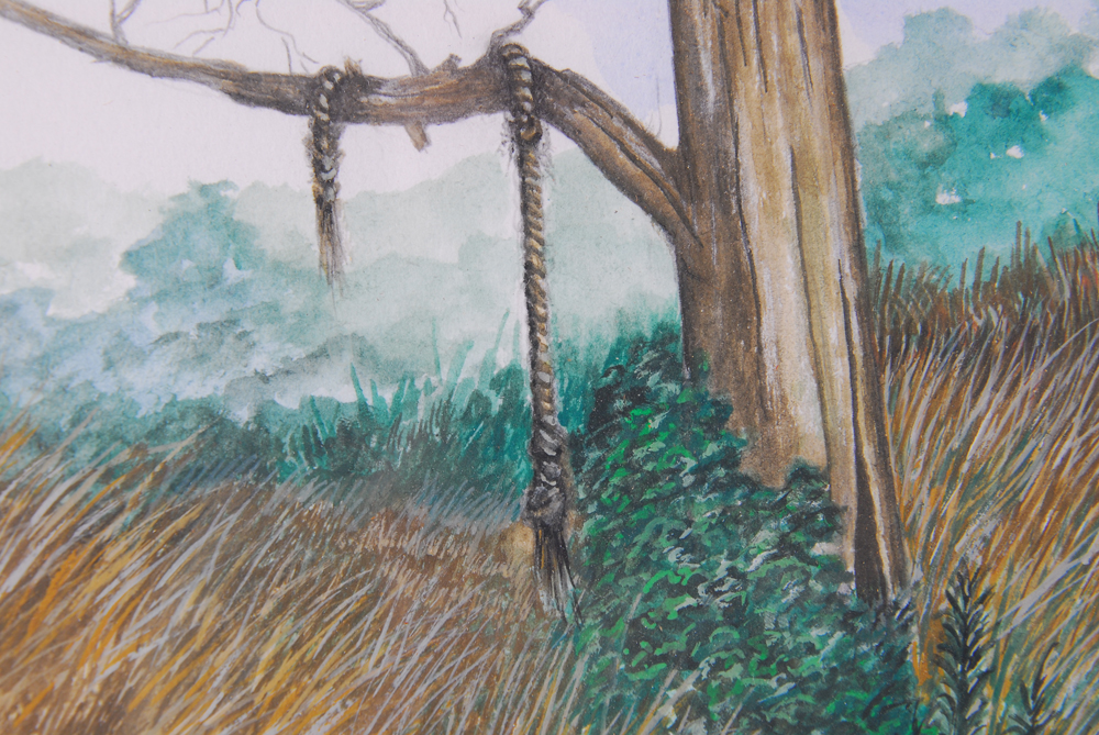 "Defender of the Faith" Karen M. Bongard Watercolor