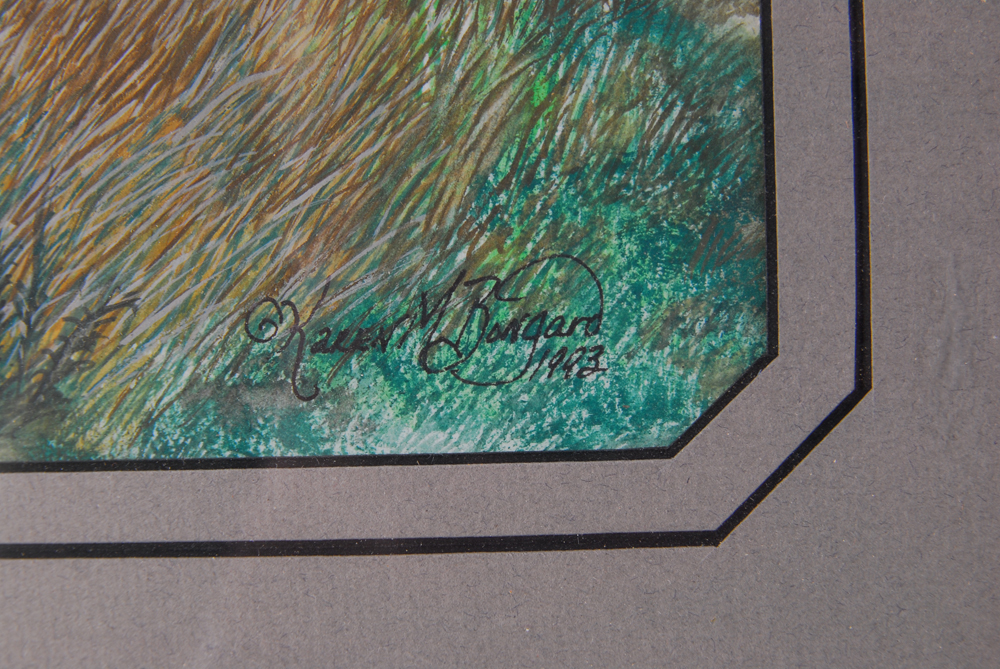 "Defender of the Faith" Karen M. Bongard Watercolor