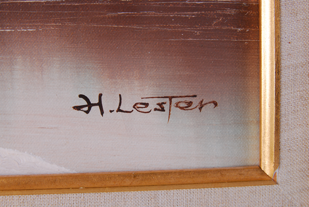 H. Lester Oil on Canvas