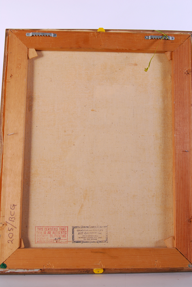 Renato Longanesi Oil on Canvas Painting