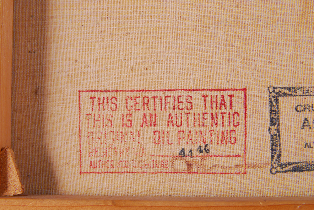 Renato Longanesi Oil on Canvas Painting