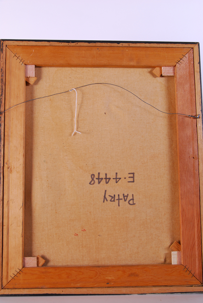 Pierre Patry Oil on Canvas Mixed Media Painting