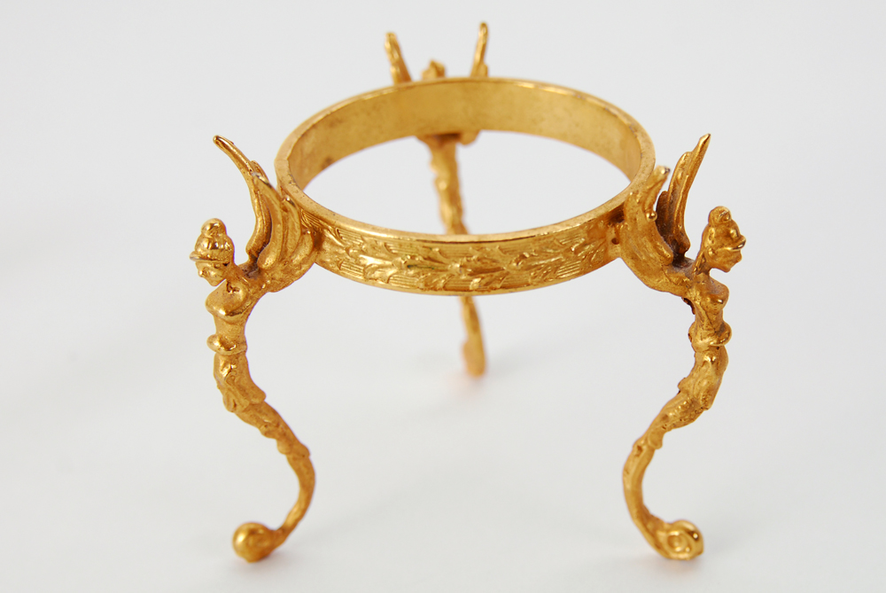 Collection of Art Glass Eggs with Stands