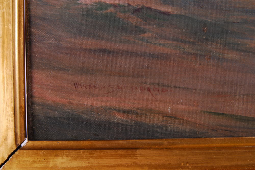 Warren Sheppard Oil on Canvas Painting