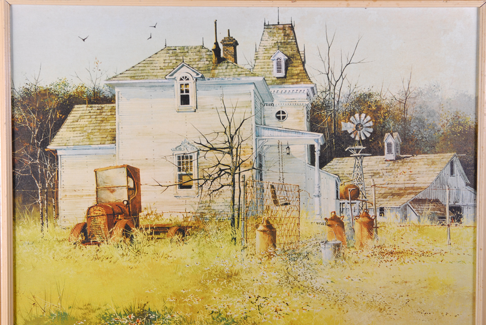 "Gone For The Summer" Frank M. Hamilton Reproduction on Canvas