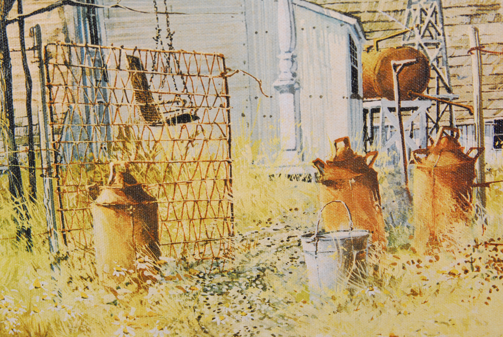 "Gone For The Summer" Frank M. Hamilton Reproduction on Canvas