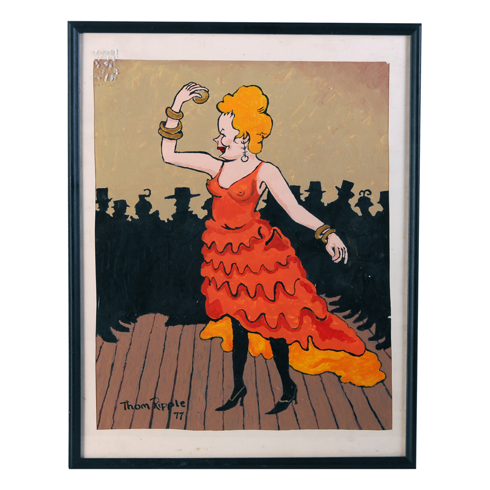 Thom Ripple Painting on Paper