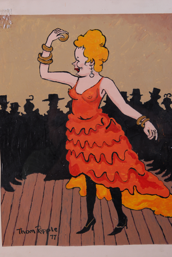 Thom Ripple Painting on Paper