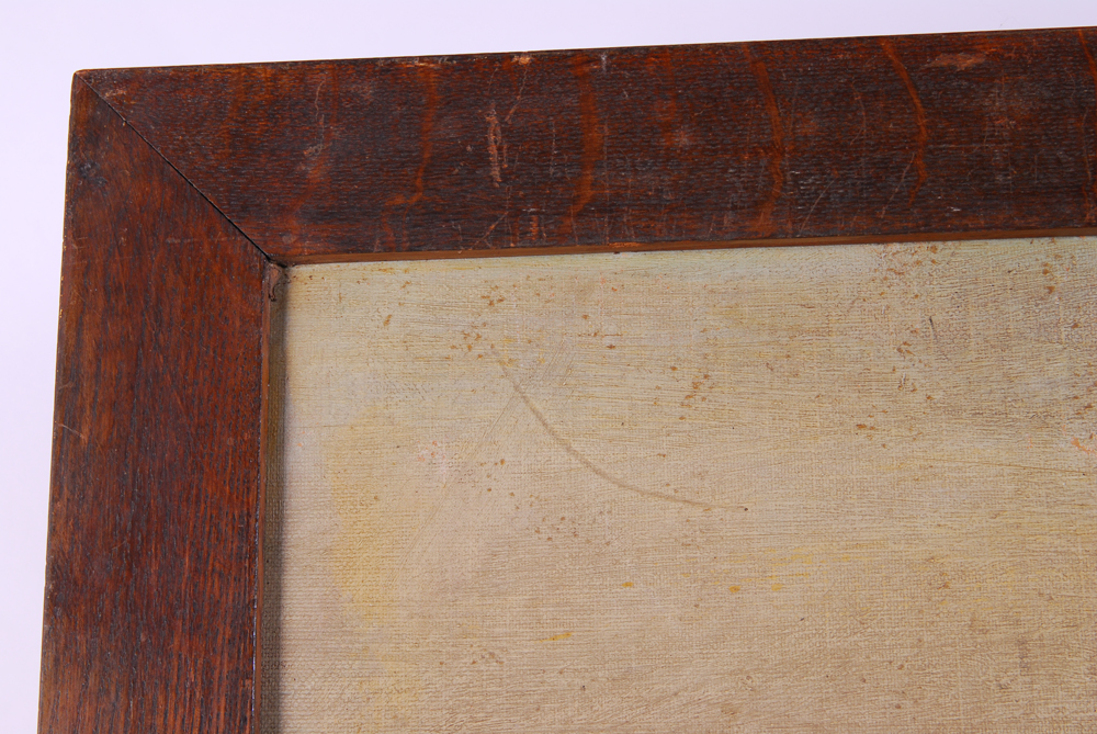 Vintage Nautical Oil on Board