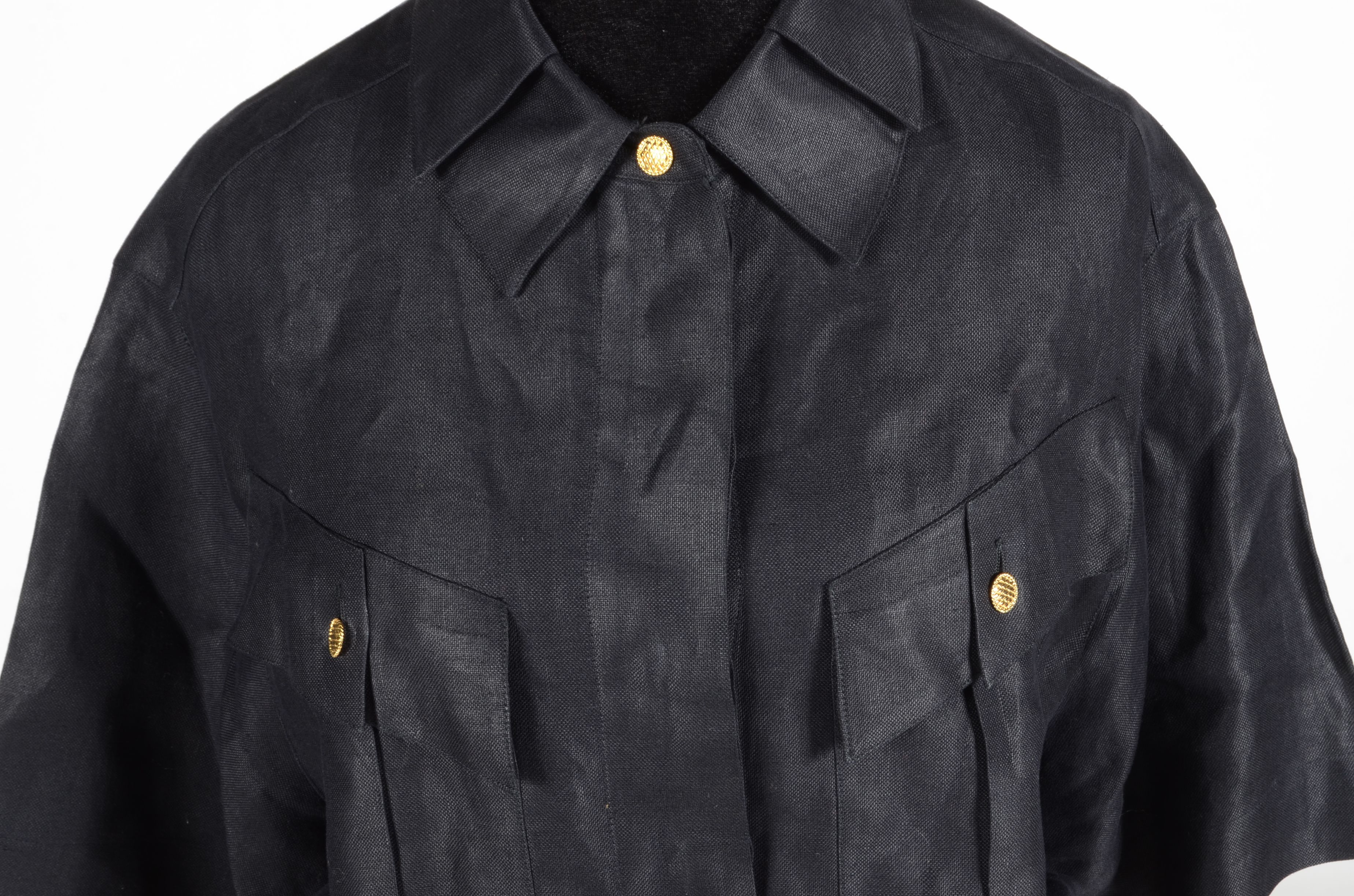 1990s Chanel Peplum Shirt