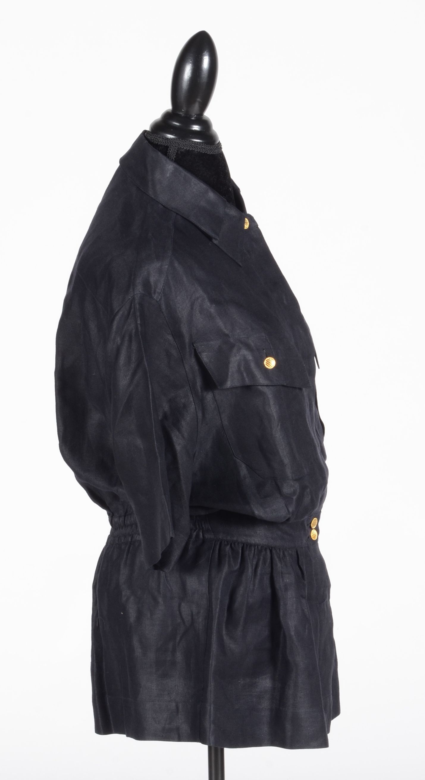 1990s Chanel Peplum Shirt