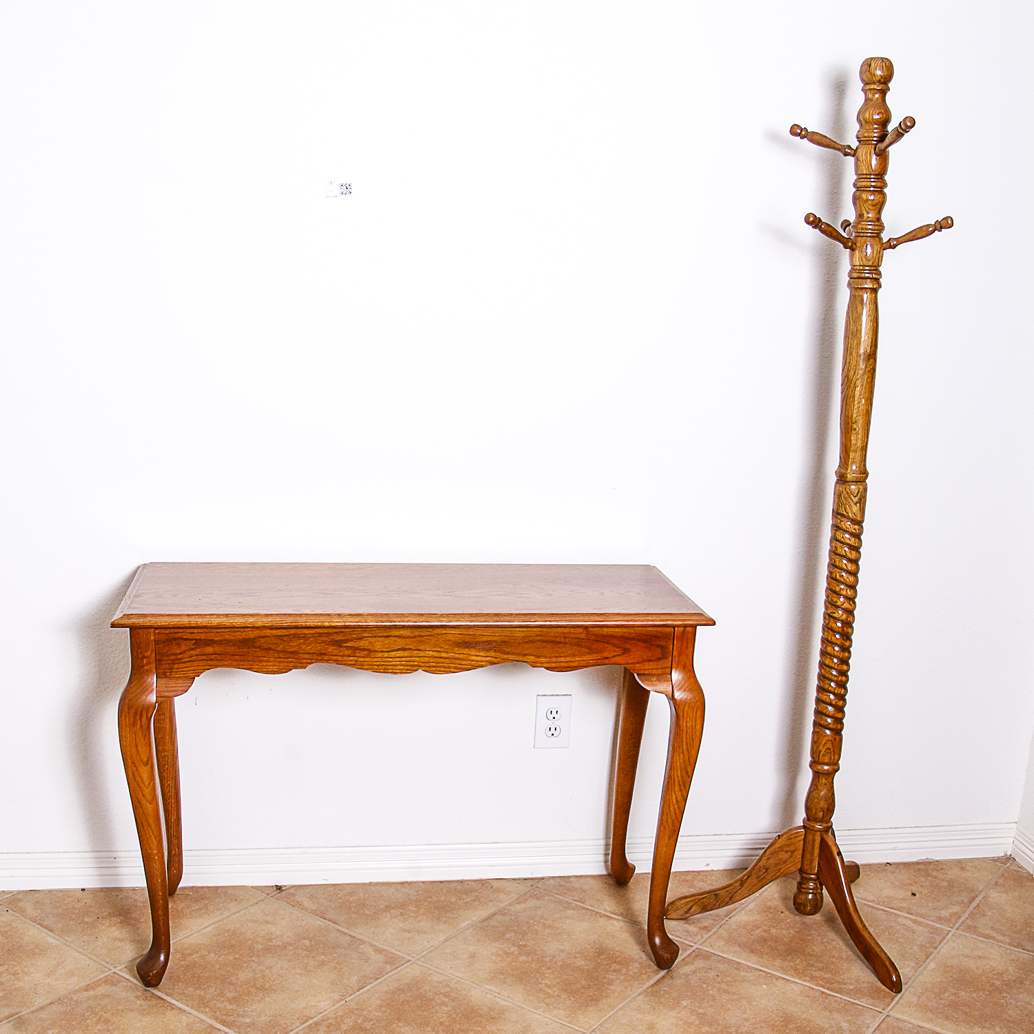 Front Entry Table and Coat Rack