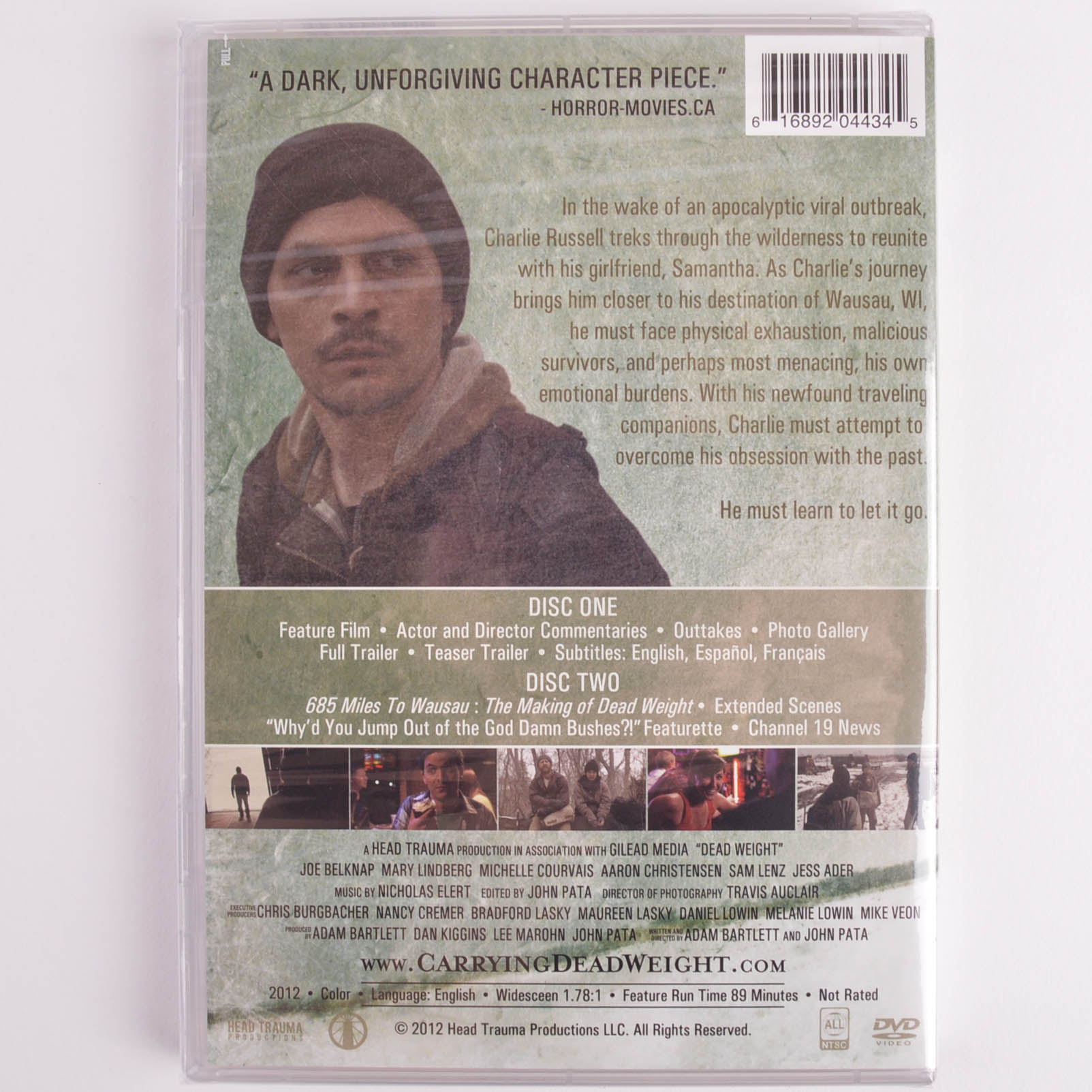 "Dead Weight" DVD With Signed Tony Moore Variant Sleeve Cover