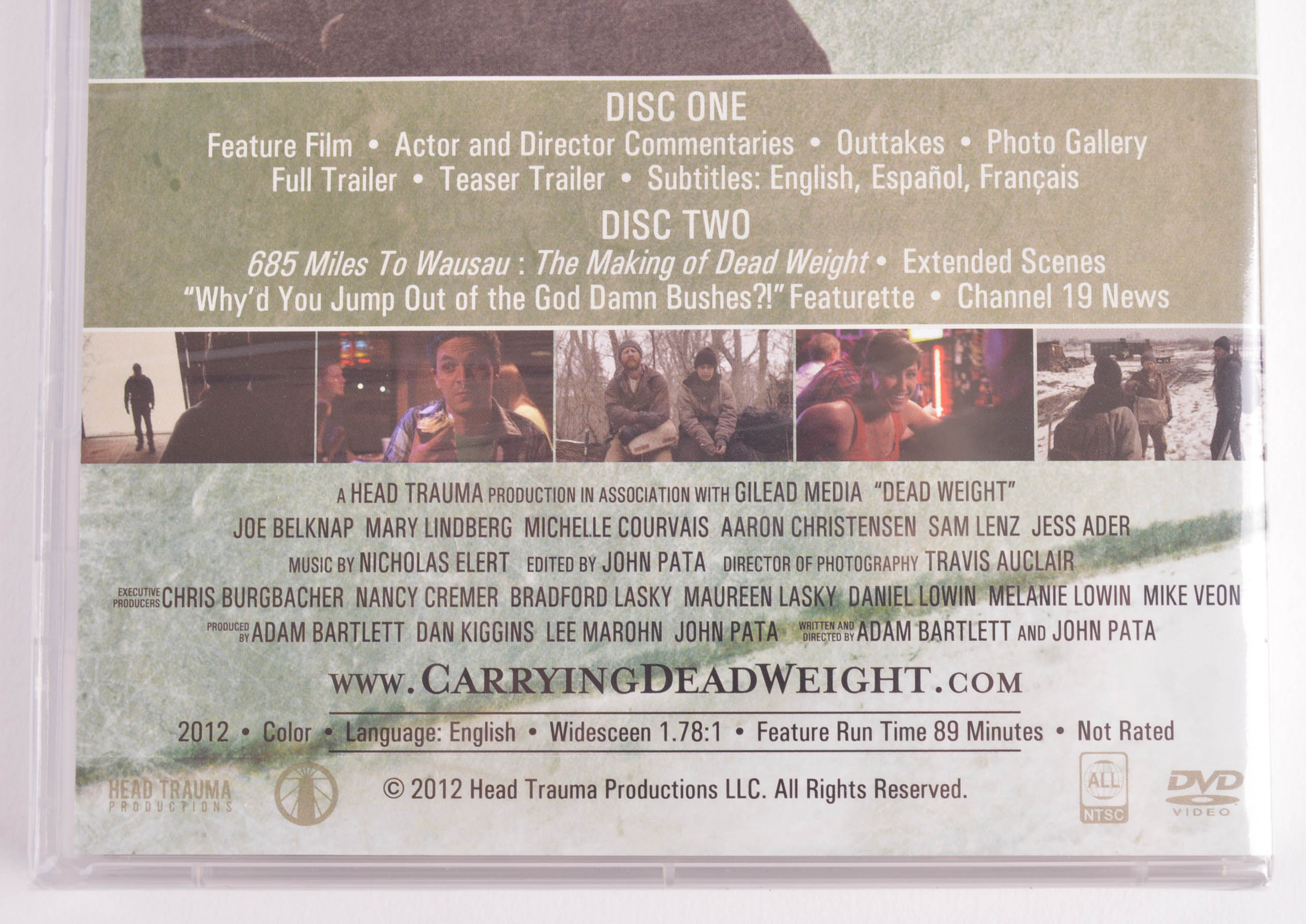 "Dead Weight" DVD With Signed Tony Moore Variant Sleeve Cover
