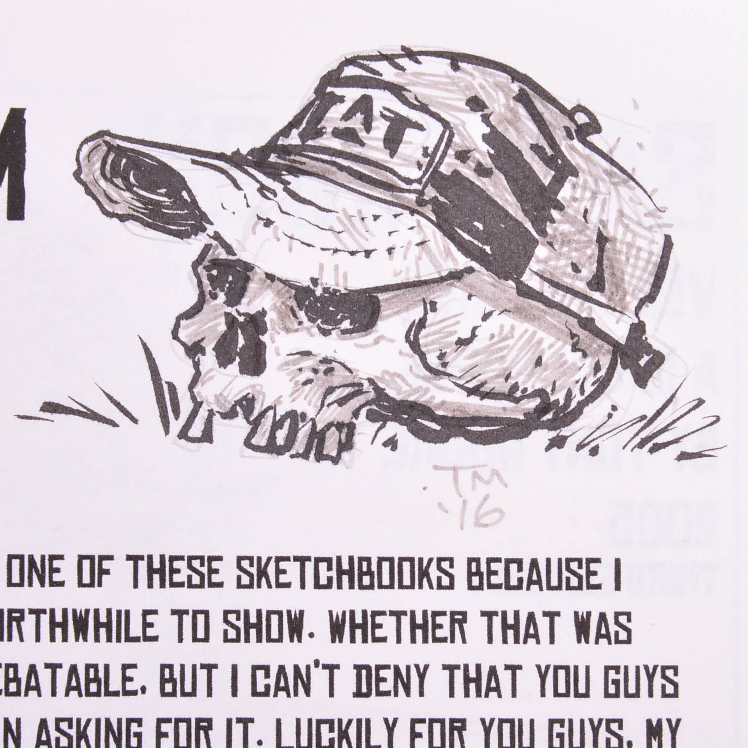 Signed and Sketched "Saturnism: Volume One"