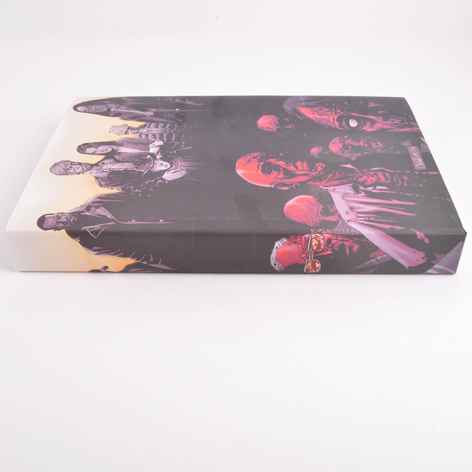 The Walking Dead Book 1 Omnibus First Printing Hardcover with Tony Moore Copic Painted Rick Grimes