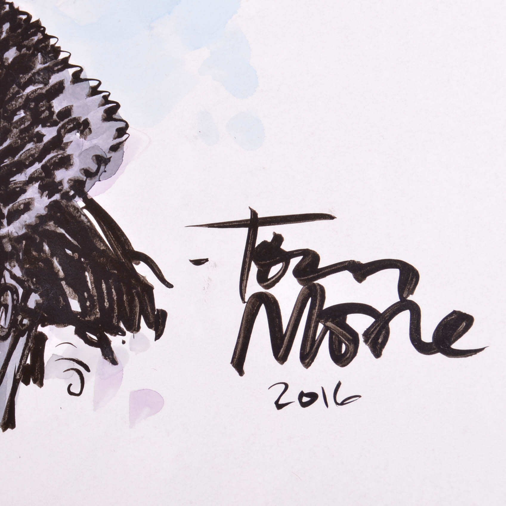 The Walking Dead Book 1 Omnibus First Printing Hardcover with Tony Moore Copic Painted Rick Grimes