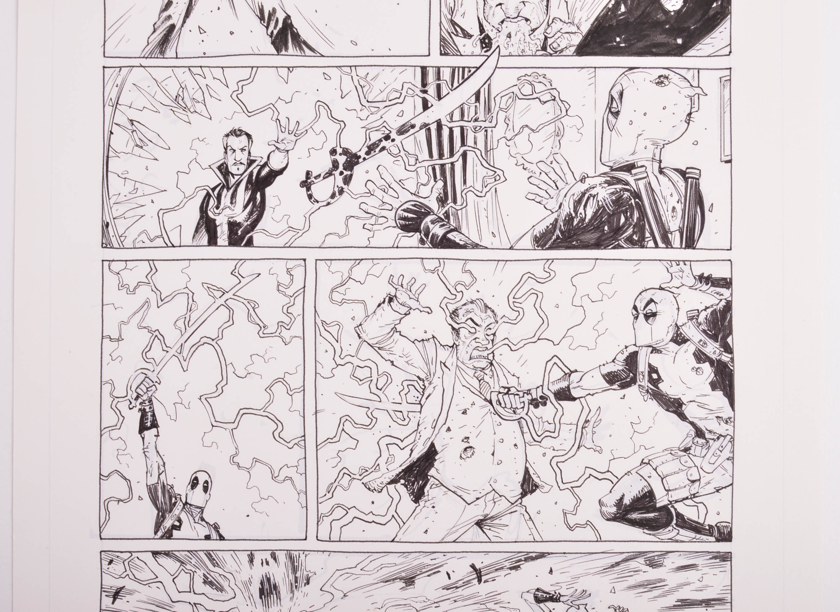 Deadpool Issue #3 Page 19 Original Published Page Art