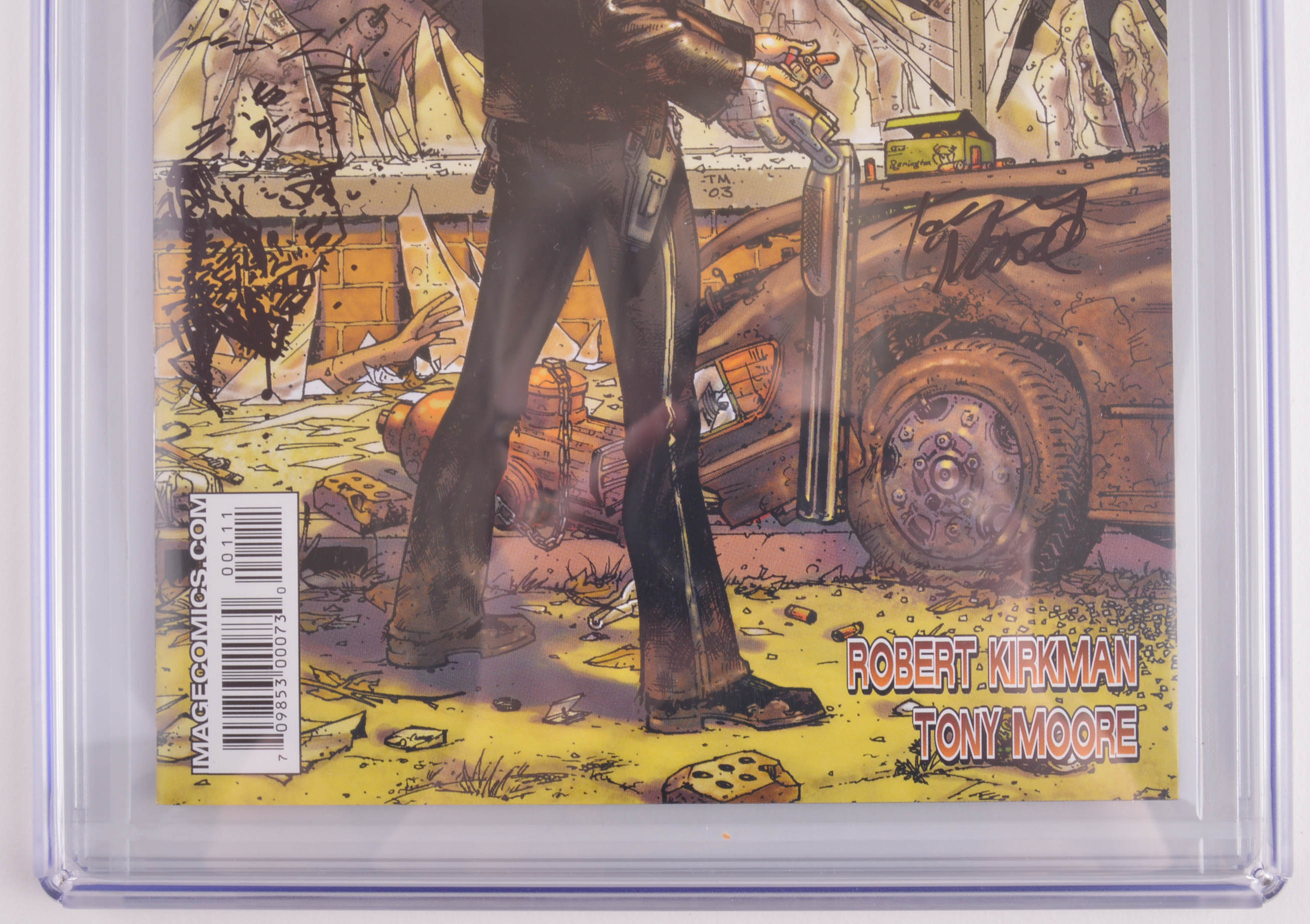 CGC Graded 9.8 Double Sketched and Signed The Walking Dead Issue #1 First Printing