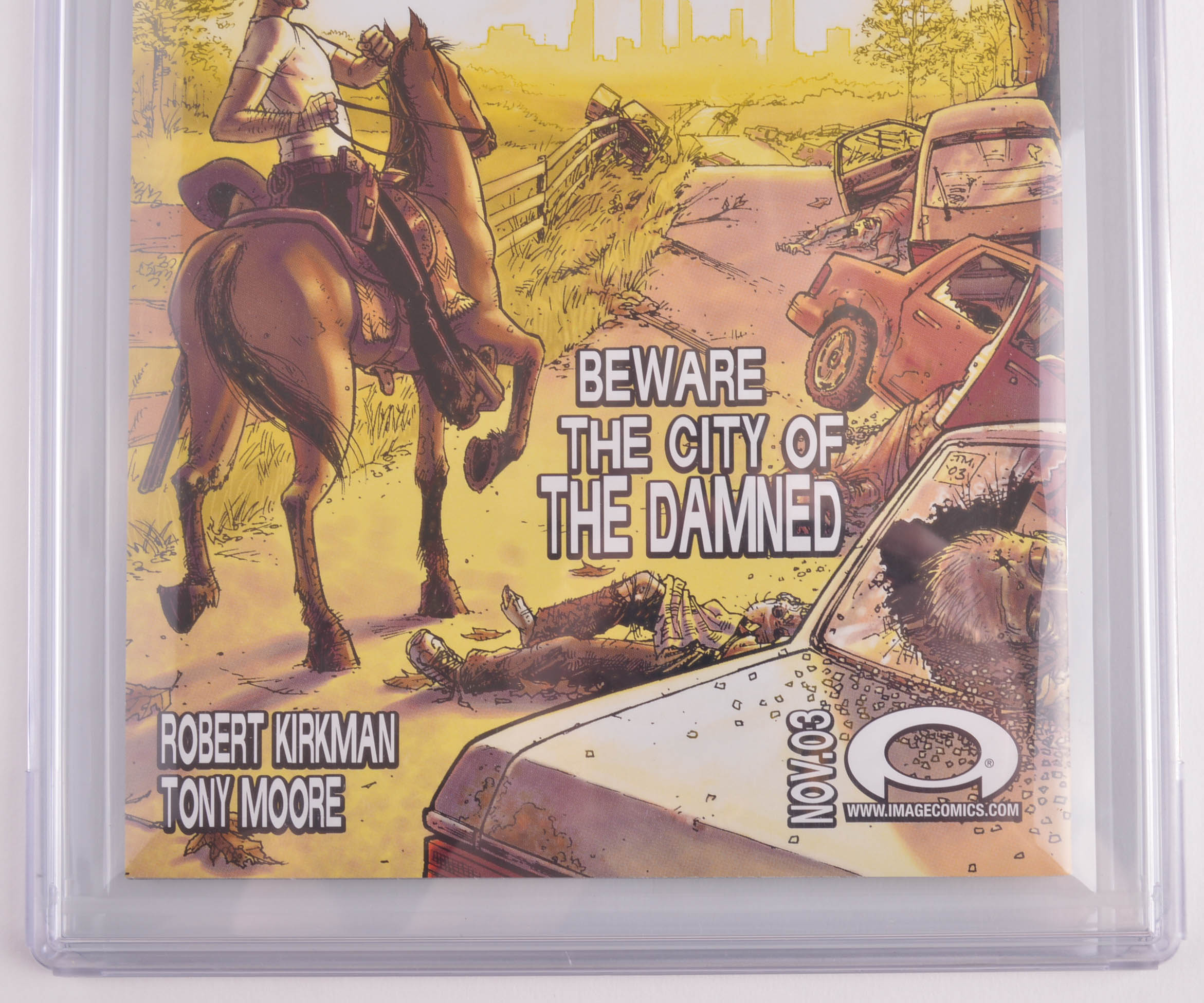 CGC Graded 9.8 Double Sketched and Signed The Walking Dead Issue #1 First Printing