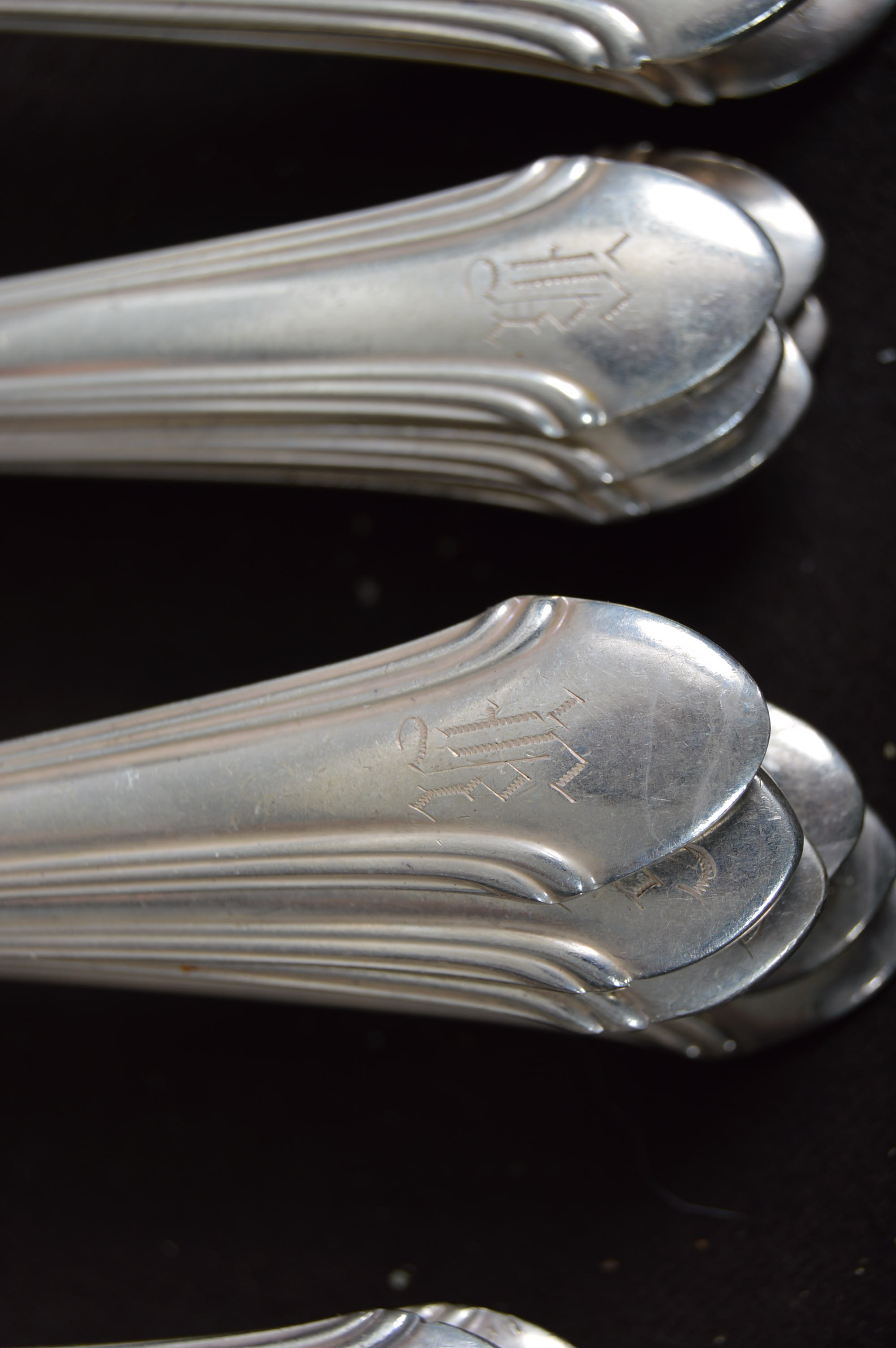 1933 "Romantique" Alvin Sterling Silver Flatware Set