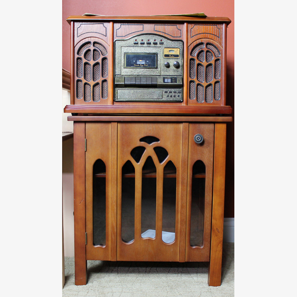 Waldstein Music Player With Storage Cabinet