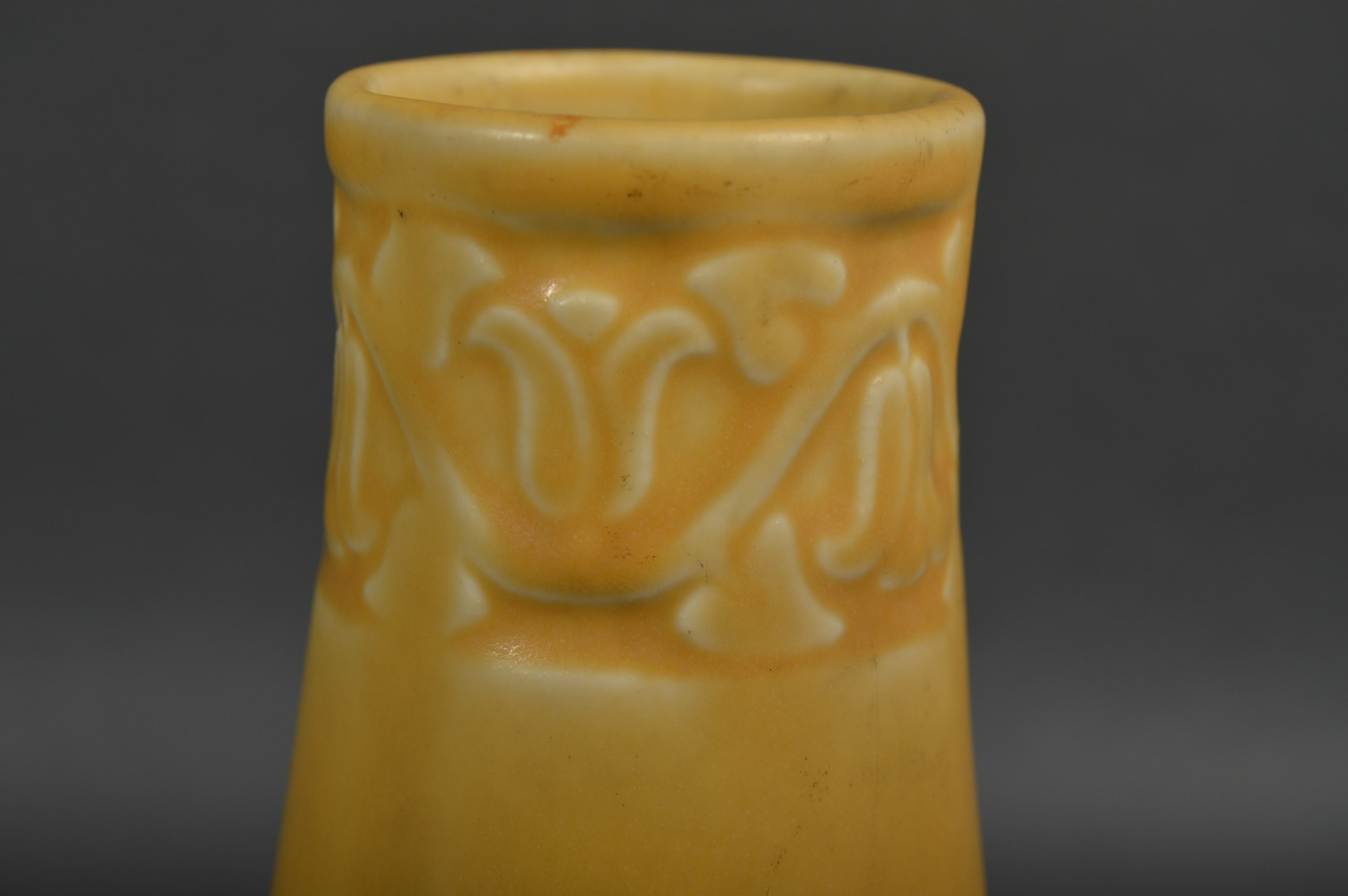 1923 Rookwood Pottery Yellow Vase