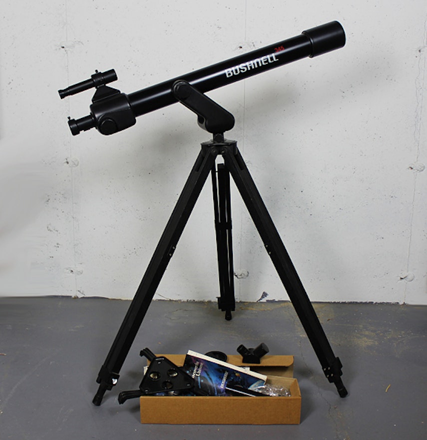Bushnell 345 Telescope on Stand with Accessories