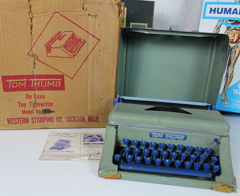 Vintage Toy Collection with Gilbert Chemistry Lab and Anatomy Model