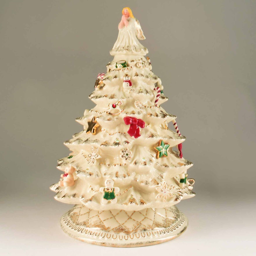 Lenox "A Bright and Merry Christmas" Lighted Tree