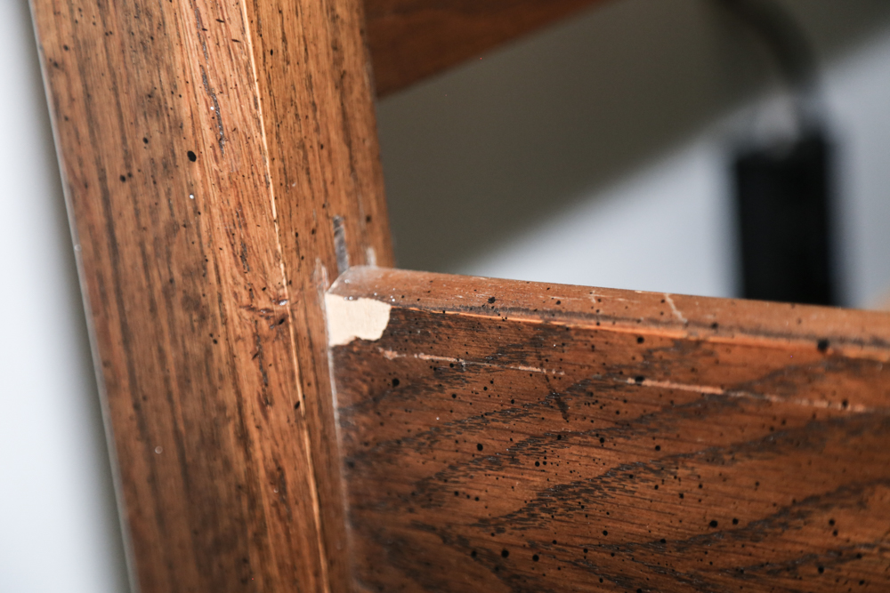 Vintage Oak Trundle Bed