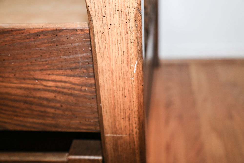 Vintage Oak Trundle Bed