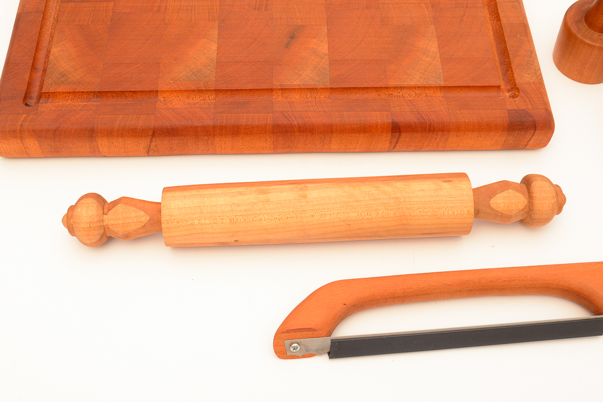 Collection of Wooden Kitchen Items