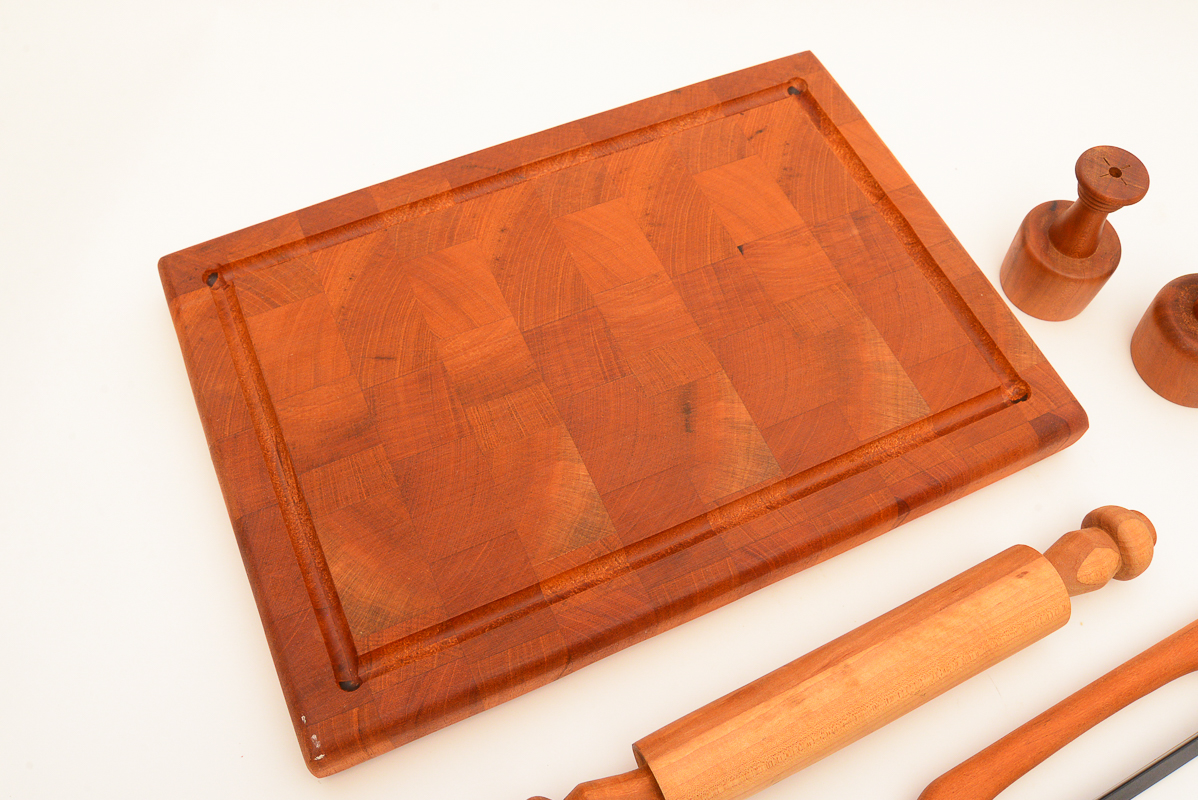 Collection of Wooden Kitchen Items