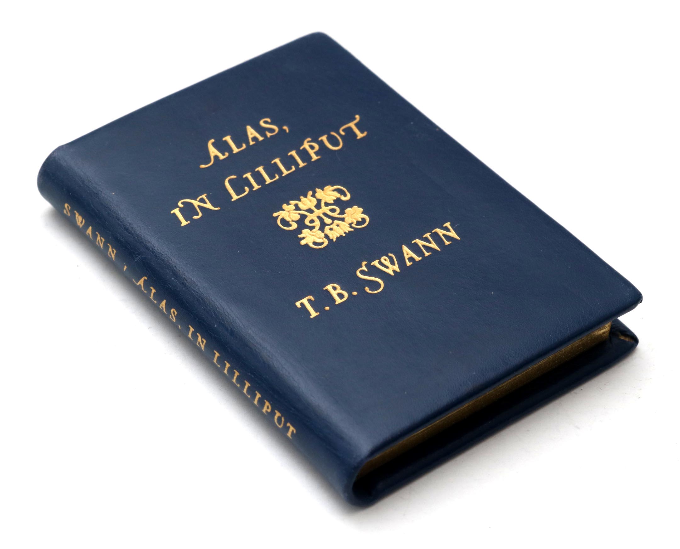 Five Leather Bound Miniature Books Published by St. Onge Press