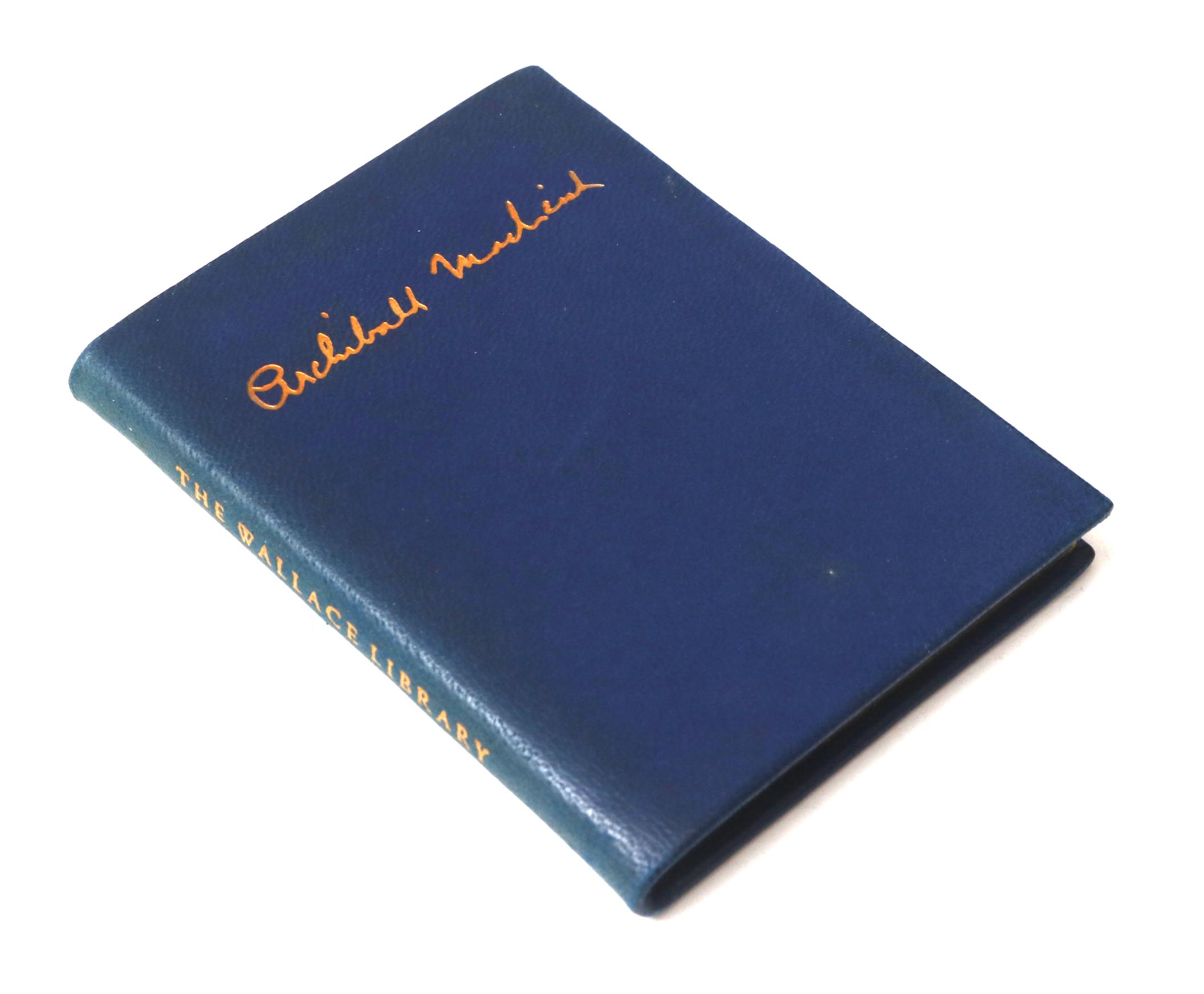 Five Leather Bound Miniature Books Published by St. Onge Press