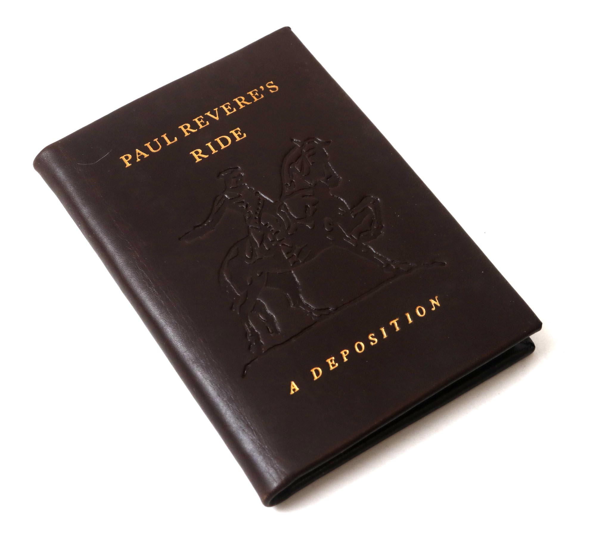 Five Leather Bound Miniature Books Published by St. Onge Press